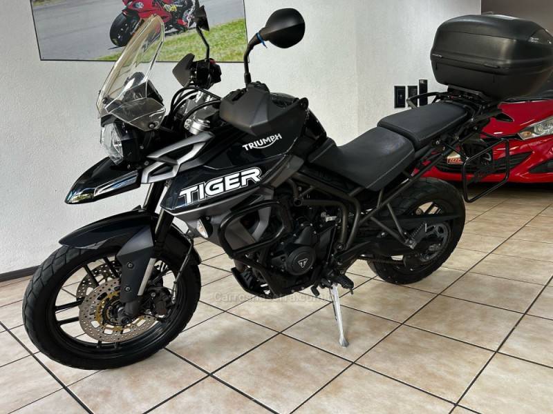 TRIUMPH - TIGER 800 - 2015/2016 - Preta - R$ 45.800,00